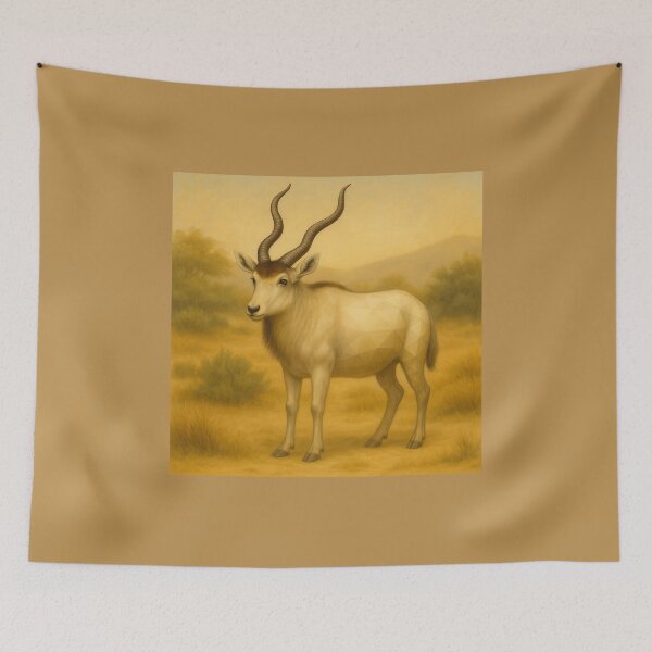Item preview, Addax Antelope – GeoWild Desert Elegance designed and sold by GeoWild Designs.
