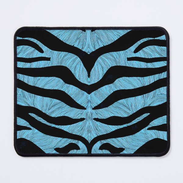 Item preview, Zebra Essence Art - Blue Zebra Stripes designed and sold by RockitBaby.
