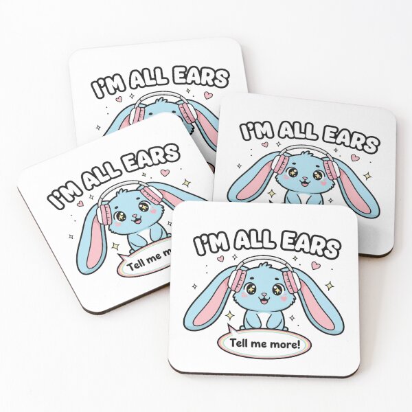 Item preview, All Ears Rabbit | Cute Listening Animal T-Shirt | Teacher Therapy Gift designed and sold by GeniePixel.