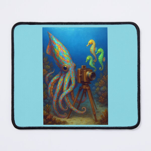Item preview, Colorful Squid Photographer designed and sold by Tridentulus.