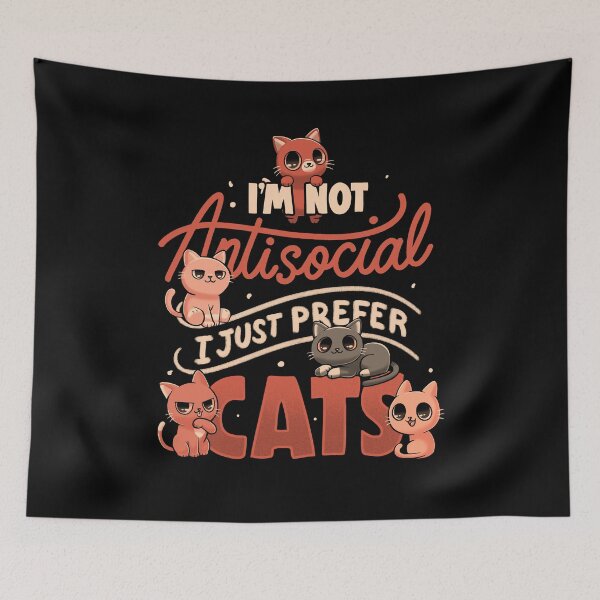 Item preview, Just Prefer Cats designed and sold by koalateess.