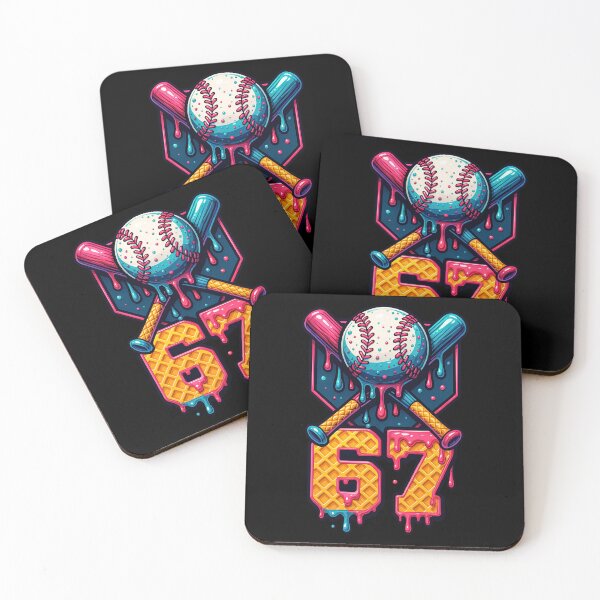 Item preview, Funny Six Seven 67 meme Baseball designed and sold by AdelinaPi.