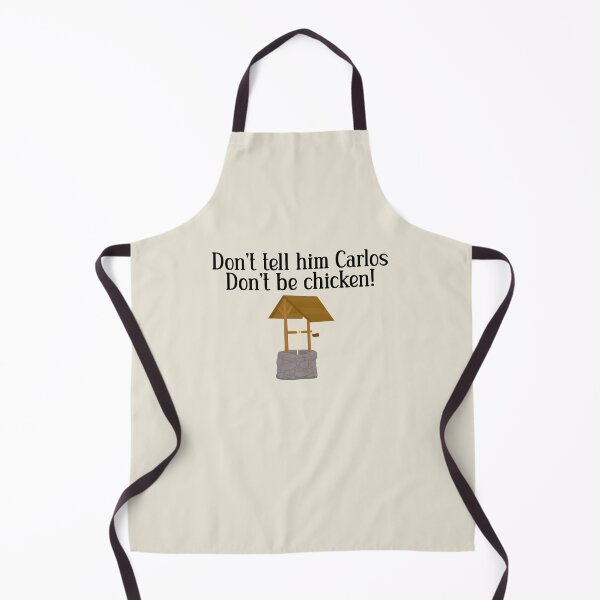 Item preview, Don't tell him Carlos, Don't be Chicken!! designed and sold by Keeping Art Heavenly.