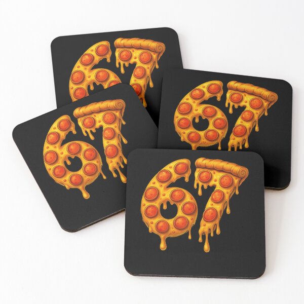 Item preview, Funny Drip Six Seven 67 meme Pizza designed and sold by AdelinaPi.
