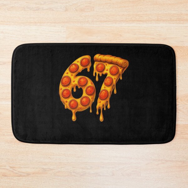Item preview, Funny Drip Six Seven 67 meme Pizza designed and sold by AdelinaPi.