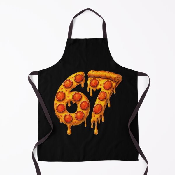 Item preview, Funny Drip Six Seven 67 meme Pizza designed and sold by AdelinaPi.