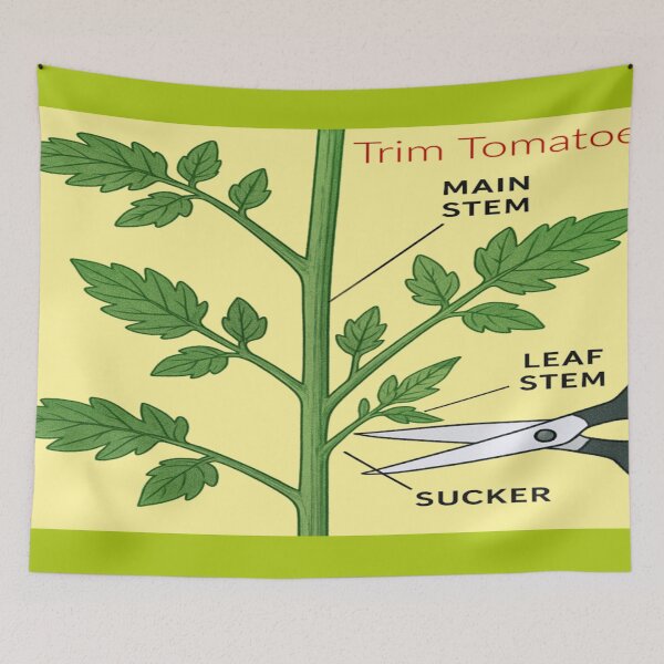 Item preview, Tomato Pruning 101: How to Trim Suckers for Better Harvest designed and sold by daweave77.