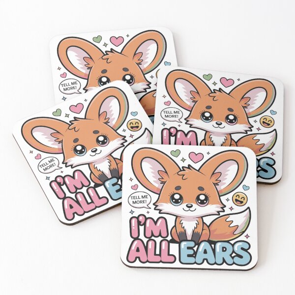 Item preview, Always Listening | Animal Ears T-Shirt | Pastel Cartoon Design designed and sold by GeniePixel.