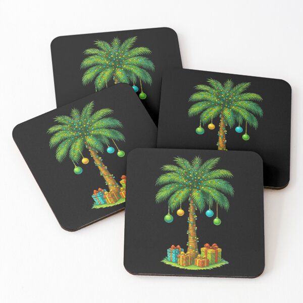 Item preview, Tropical Hawaiian Xmas Palm Tree Lights Christmas designed and sold by AdelinaPi.