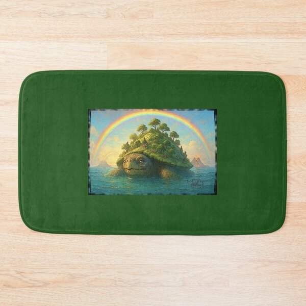 Item preview, turtle island scene tileartwork 1 designed and sold by tileartwork.