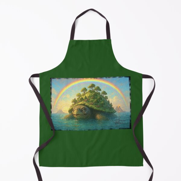 Item preview, turtle island scene tileartwork 1 designed and sold by tileartwork.