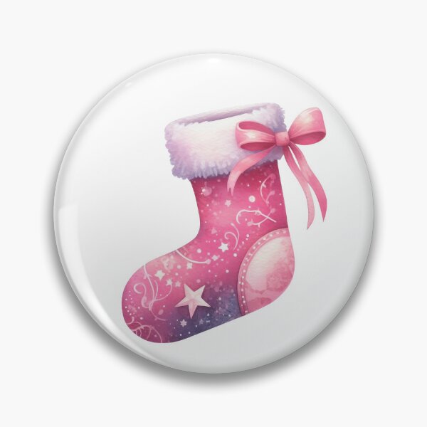 Item preview,  Pink Christmas Stocking Design designed and sold by DeVouch  Designs.