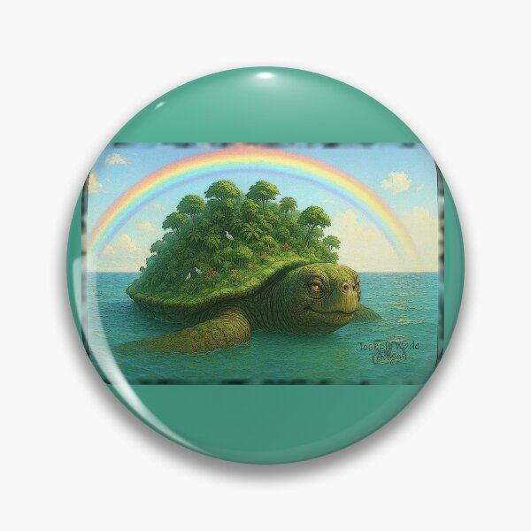 Item preview, Copy of turtle island scene tileartwork 2 designed and sold by tileartwork.