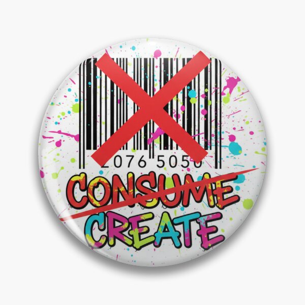 Item preview, No barcode, rebellious, consumer criticism, individualism, anti-establishment, statement, design designed and sold by DarkNight9.