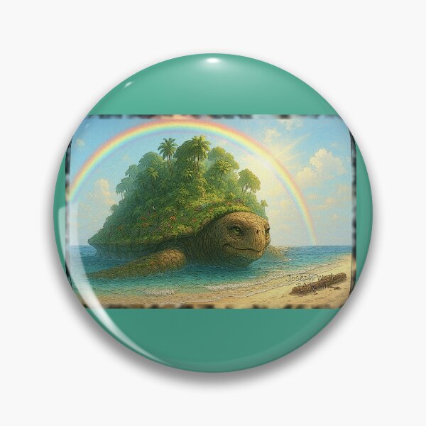 Item preview, Copy of Copy of turtle island scene tileartwork 3 designed and sold by tileartwork.