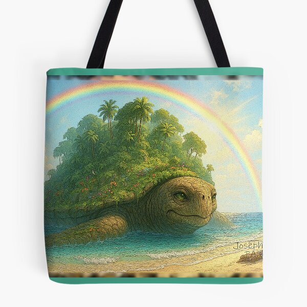 Item preview, Copy of Copy of turtle island scene tileartwork 3 designed and sold by tileartwork.