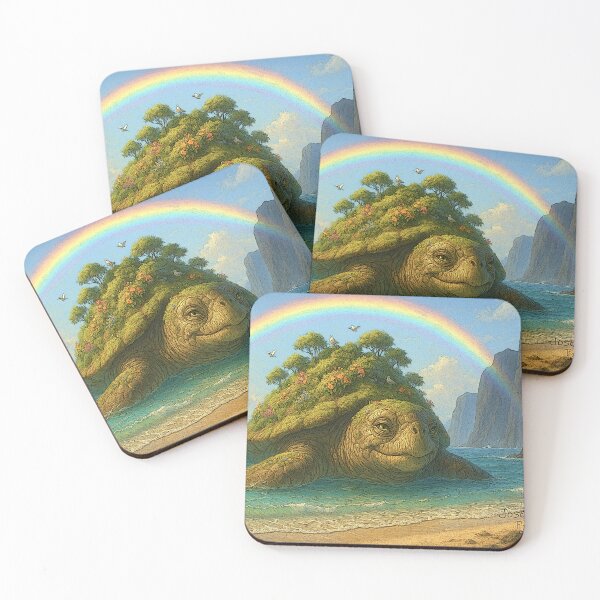 Item preview, Copy of Copy of Copy of turtle island scene tileartwork 4 designed and sold by tileartwork.