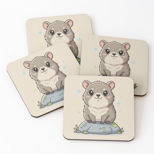 Item preview, Cute hyrax on a rock designed and sold by ByGio.