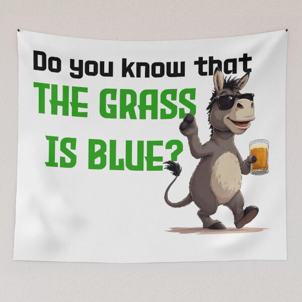 Item preview, The grass is blue designed and sold by LunarFLUX.