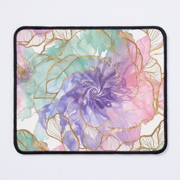 Item preview, Pastel Golden Spiral Tie Dye – Soft Gold Boho Swirl Pattern designed and sold by GuffyGlowVault.