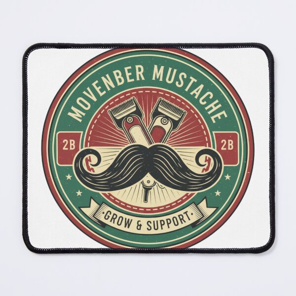 Item preview, Movember Mustache Pro - Vintage Retro Barber Shop Moustache Awareness Design designed and sold by Wear Sculpt.