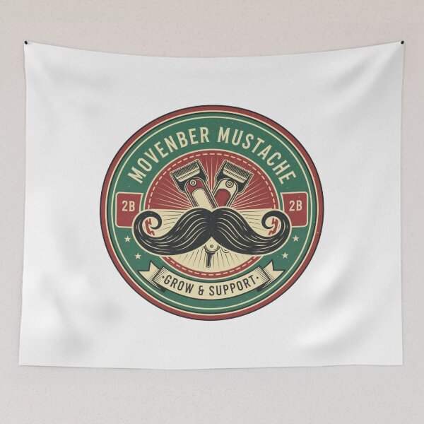 Item preview, Movember Mustache Pro - Vintage Retro Barber Shop Moustache Awareness Design designed and sold by Wear Sculpt.