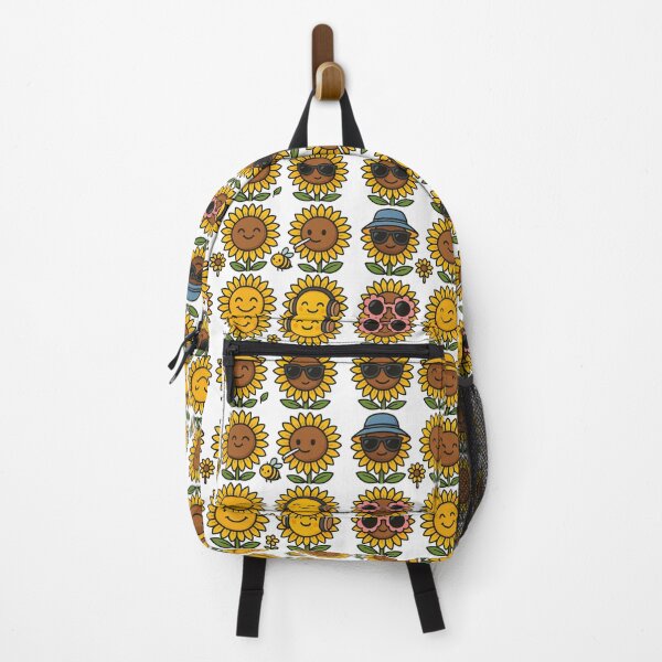 Item preview, Kawaii Happy Sunflowers Pattern designed and sold by Sauartsy.