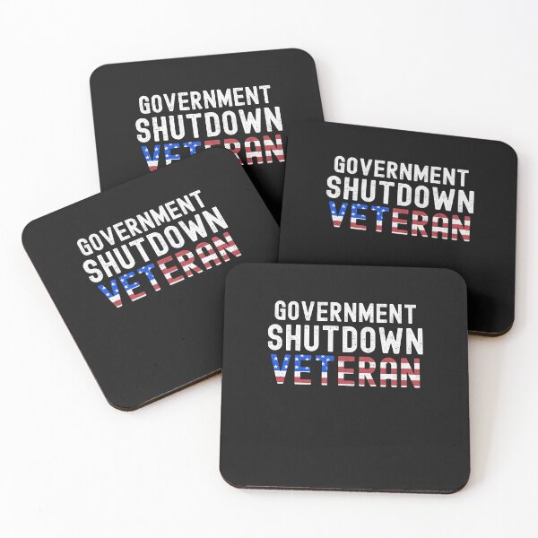 Item preview, Government Shutdown Veteran Funny Political Saying designed and sold by SharpThreadZ.