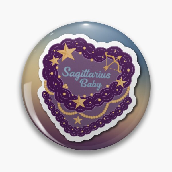Item preview, Sagittarius Baby Cake Sticker  designed and sold by Studio SD.