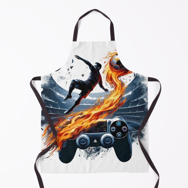 Item preview, FIFA Soccer Gaming Fire PlayStation Art designed and sold by DrawDrip.