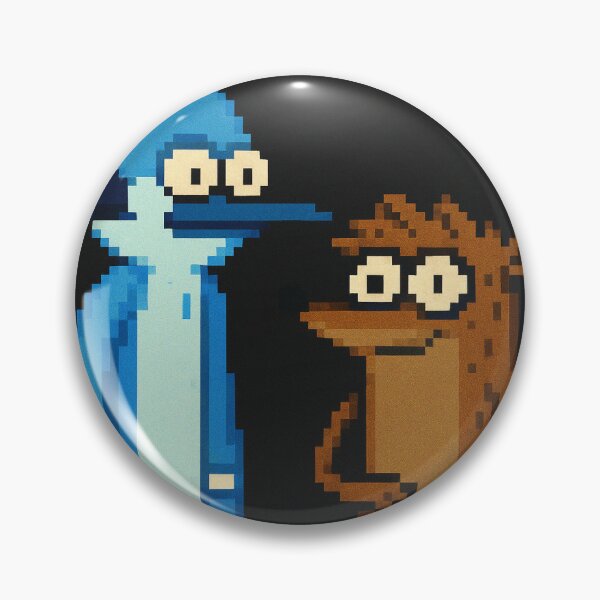 Item preview, arcade style mordecai and rigby  designed and sold by ShopH0NEY.