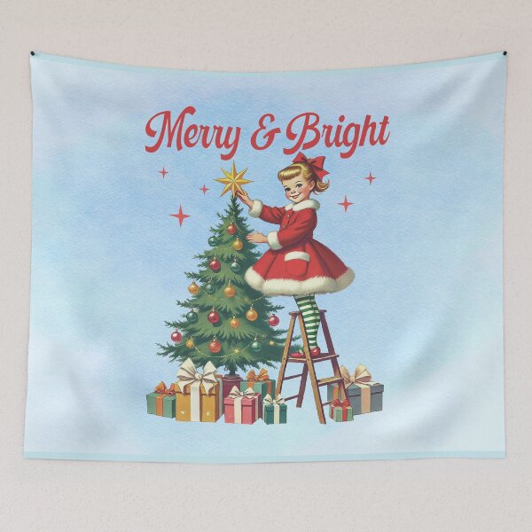 Item preview, Vintage Christmas Magic: Little Girl & Her Shining Star designed and sold by MysticOzzy.