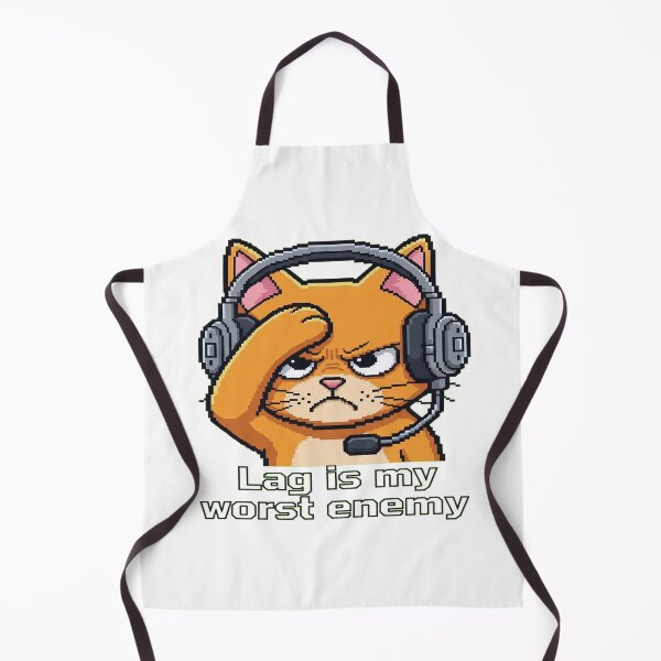 Item preview, Epic Gamer Facepalm Pixel Art | Hilarious Retro Cat Fail Moment designed and sold by Pixel Girl Aesthetic Studio.