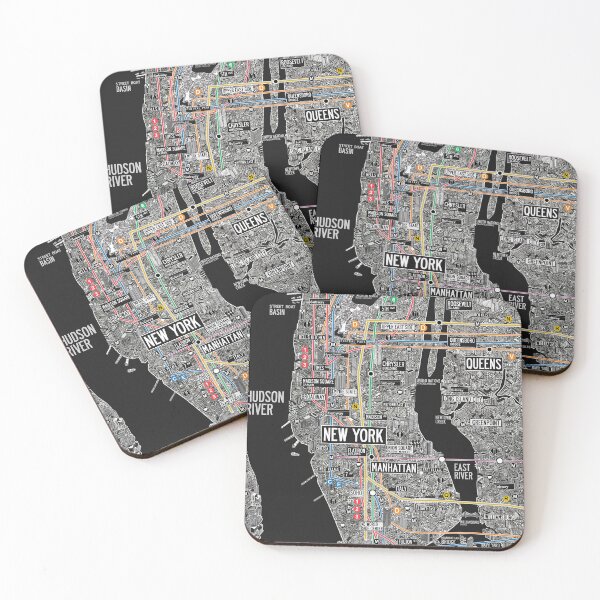 Item preview, New York subway map designed and sold by oliver polanski.