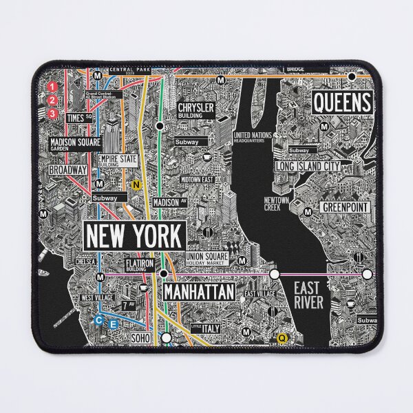 Item preview, New York subway map designed and sold by oliver polanski.