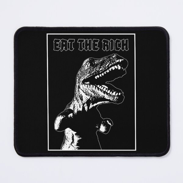 Item preview, EAT THE RICH. BLACK/WHITE. designed and sold by 5hertz.