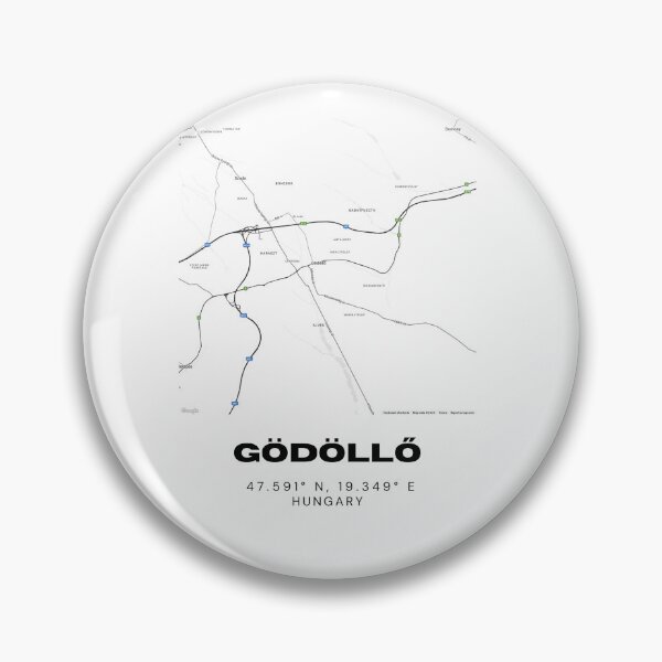 Item preview, Gödöllő Hungary Map | Minimalist Black & White City Poster designed and sold by RM-Journey.