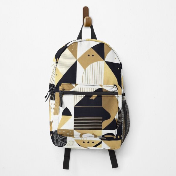 Item preview, Luxury Gold Geometric Pattern – Black & Gold Art Deco Diamonds designed and sold by GuffyGlowVault.