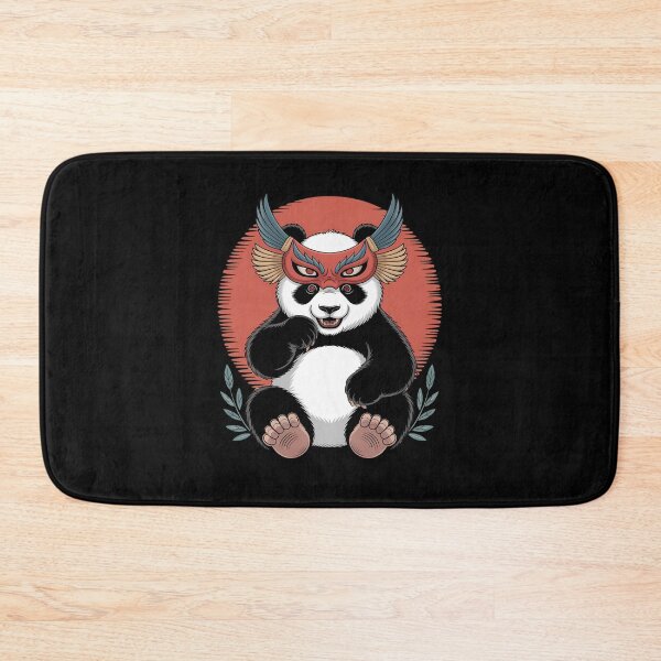 Item preview, Panda Tengu Mask Japanese Folk Warrior designed and sold by k3rstman1.