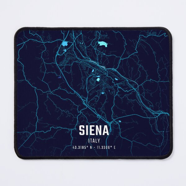 Item preview, Siena Midnight City Map designed and sold by HomeLivingCo.