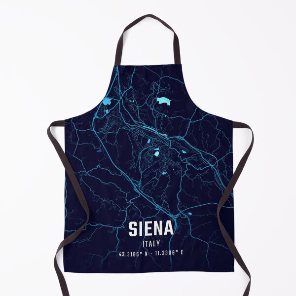 Item preview, Siena Midnight City Map designed and sold by HomeLivingCo.