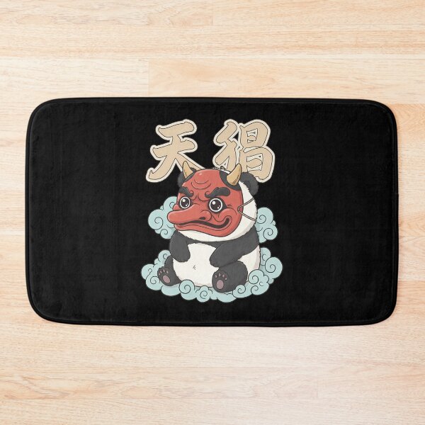 Item preview, Cute Panda Tengu Mask Japanese Folklore Clouds designed and sold by k3rstman1.