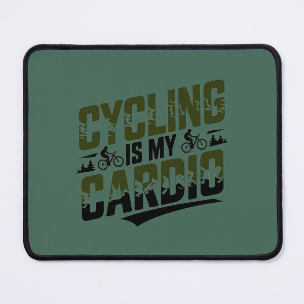 Item preview, Cycling Is My Cardio designed and sold by LadyInEverGreen.