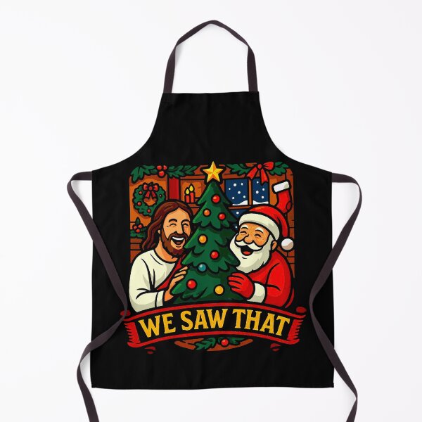 Item preview, We Saw That Jesus Santa Claus Christmas Tree designed and sold by plushism.