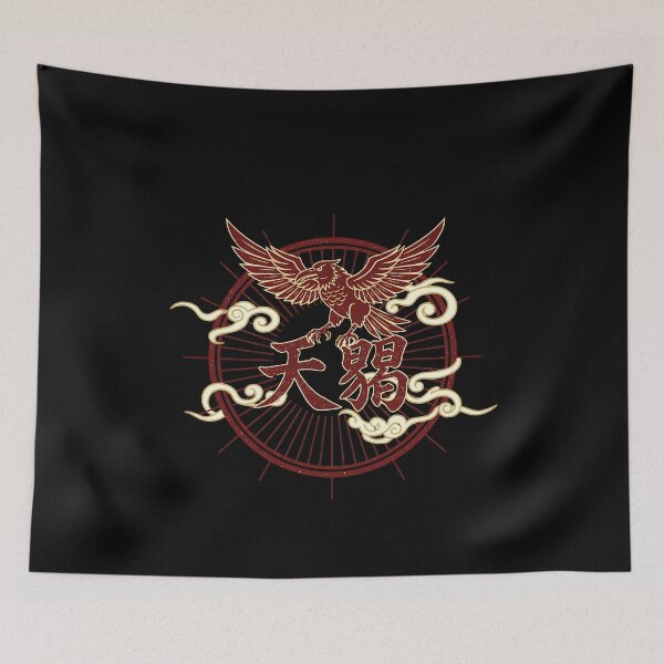 Item preview, Japanese Mythical Tengu Rising Sun Spirit designed and sold by k3rstman1.