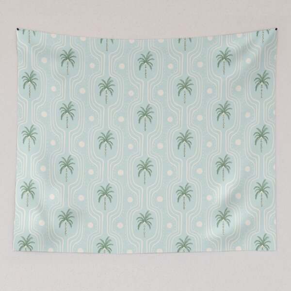 Item preview, Palm Spings Repeat Pattern designed and sold by coloringmaye.