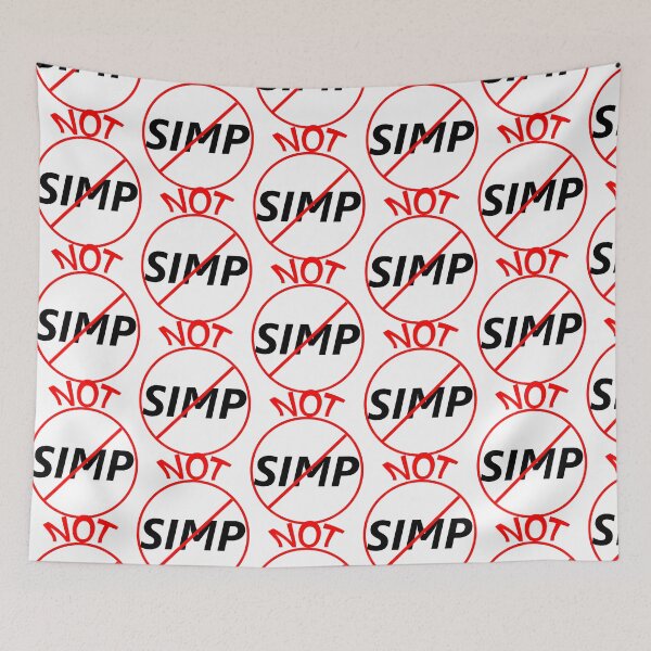 Item preview, Refrain from simping designed and sold by godPapa.