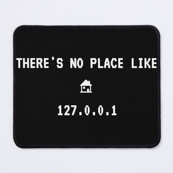 Item preview, "THERE'S NO PLACE LIKE 127.0.0.1" T-Shirt - 8-Bit Localhost Home designed and sold by BAIteWear.