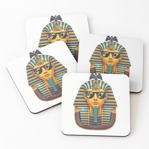 Item preview, Cool Pharaoh With Sunglasses – Funny Egyptian Aesthetic Design designed and sold by mayarelshukairi.
