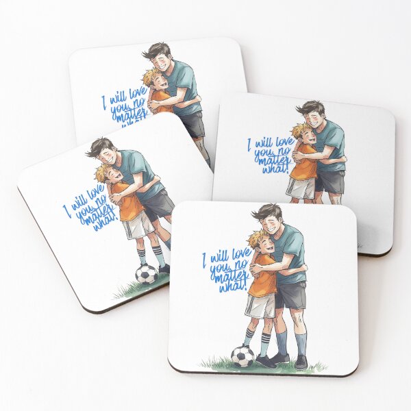 Item preview, Father and Son Hug | I Will Always Love You No Matter What | Football Family designed and sold by smitke.